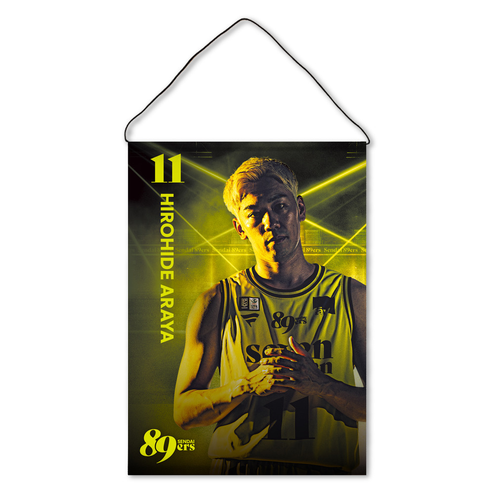 【値下げしました】仙台89ers 選手直筆サインカードパネル 受注販売】選手タペストリー 2025-26｜仙台89ERS｜B.LEAGUE（Bリーグ